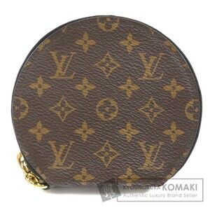Louis Vuitton Microboite Chapeau Monogram Coin Wallet Case Canvas